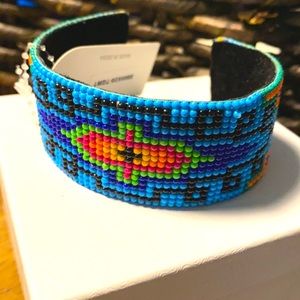 ICON Beaded Cuff Wrist Bracelet